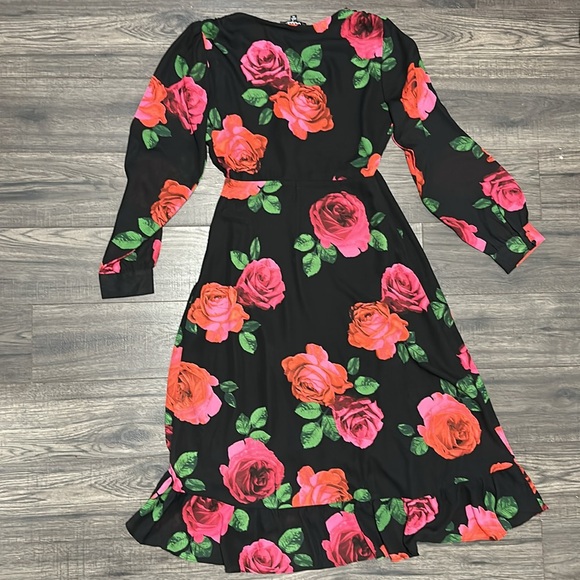 Lulu’s - Floral Maxi Dress with slit - Picture 7 of 7